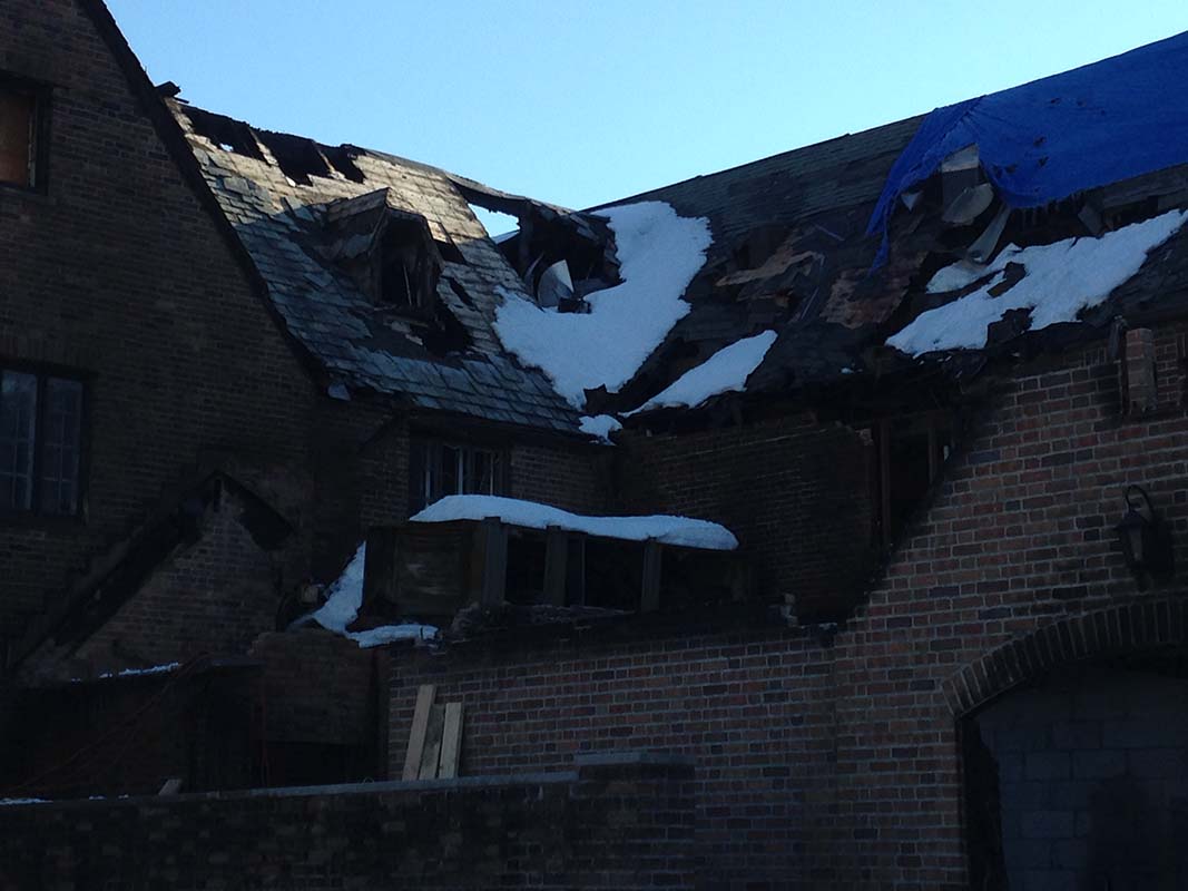 Ardsley Country Club fire damage